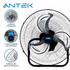 Ventilador De 18 PuLG, 95w Potencia, 3 En 1 - Antek Cobre Estructura Negro Aspas Aluminio Diámetro 68.58 Cm Frecuencia 60 Material De Las Aspas Metaliámetro 45.72 cm Material de las aspas Metal