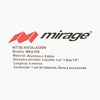 Kit De Instalacion Para Mini Split Mirage 1/4 Y 1/2 - 4 Mts